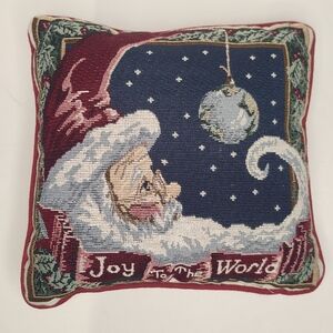 "Joy To The World" Throw Pillow 11 X 11